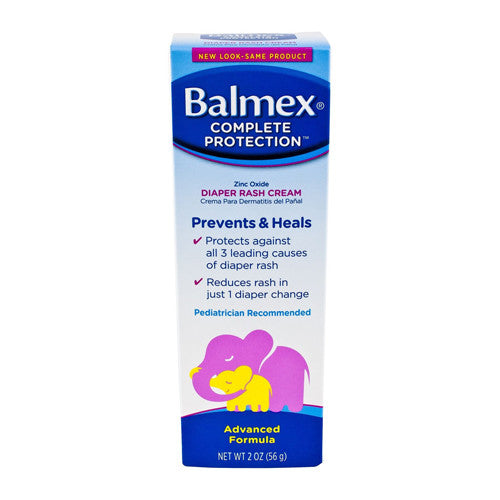 Balmex Complete Protection Diaper Rash Cream, 2 Oz